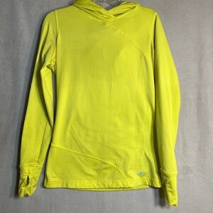 Under Armour Vibrant Yellow Fitted Hoodie